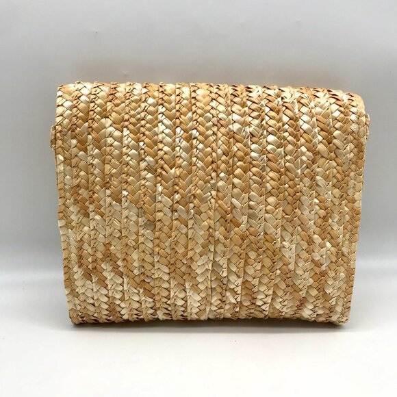 EWC Neutral Raffia Envelope Clutch - Picture 2 of 10